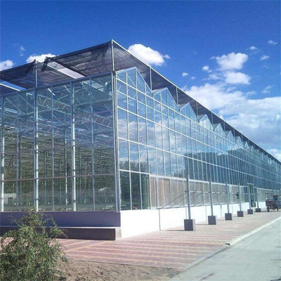Da estufa de vidro solar fotovoltaico de Venlo da armação de aço da galvanização do mergulho quente multi período