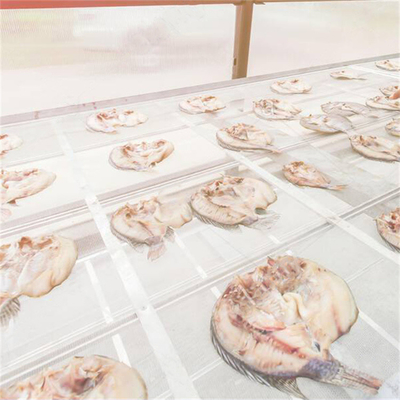 Estufas de secagem de peixe de policarbonato personalizáveis com proteção UV e estrutura estável