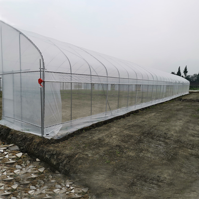 Resistente ao vento UV Net House Estufas Controlador Ambiental Estufas Multi-span