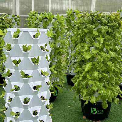 Growart Tower Sistema de cultivo hidropônico Automático Linha de água visível Economia de espaço ABS