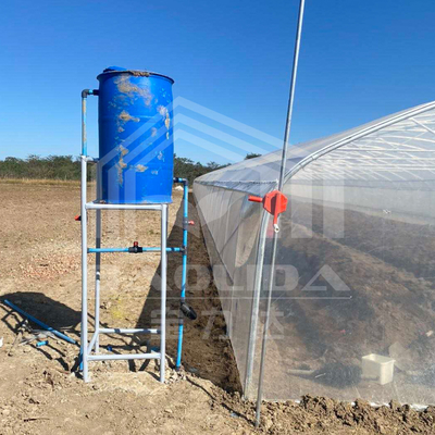 Estufa de túnel econômico com ventilação lateral para o crescimento das plantas