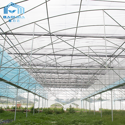 Kit de estufa agrícola multi-vão 6m-12m com garantia de 10 anos