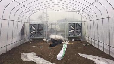 A estufa do filme de polietileno da planta dos vegetais com o sistema de refrigeração fácil instala
