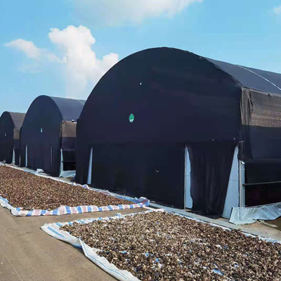 Preto Mesh Mushroom Cultivation In Greenhouses da estufa do período da dupla camada único